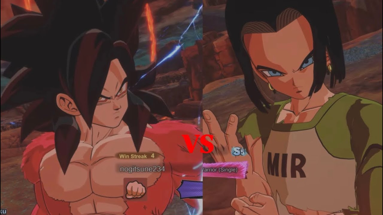 Ssj4 Goku vs Android 17 - Ranked Match - Dragon ball sparking zero
