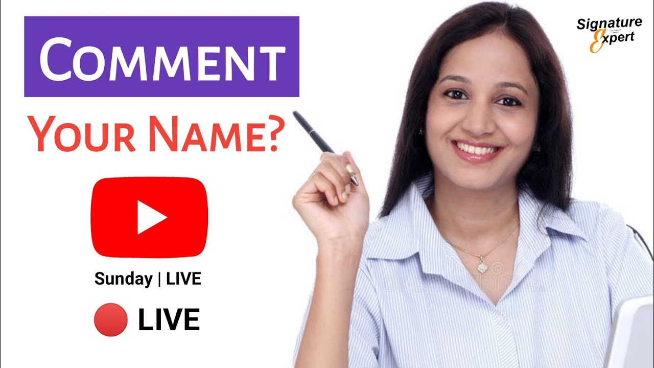 Comment Your Name & Get Signature in Different Styles! 🌟 LIVE NOW!