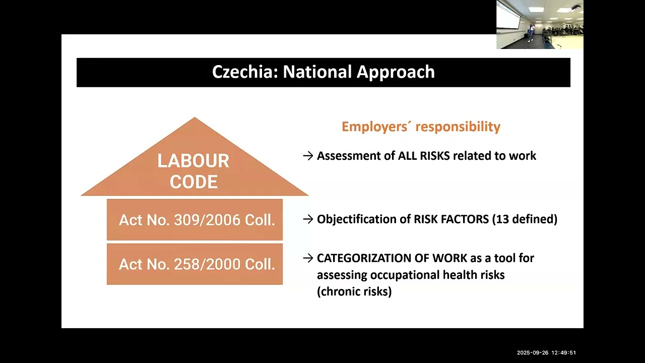 OEH Seminar- EU and Czech Approaches to Risk Assessment in OSH