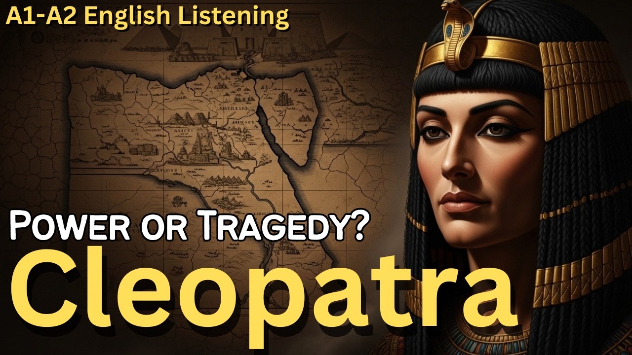 The Story of Cleopatra | Easy History Story | A1–A2 English Listening Practice