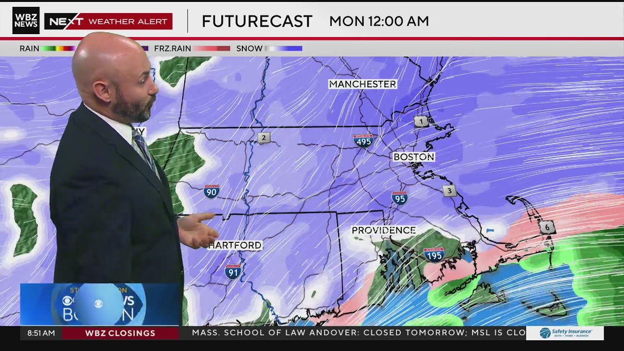 Updated weather forecast for major winter storm bringing up to 2 feet of snow to Boston