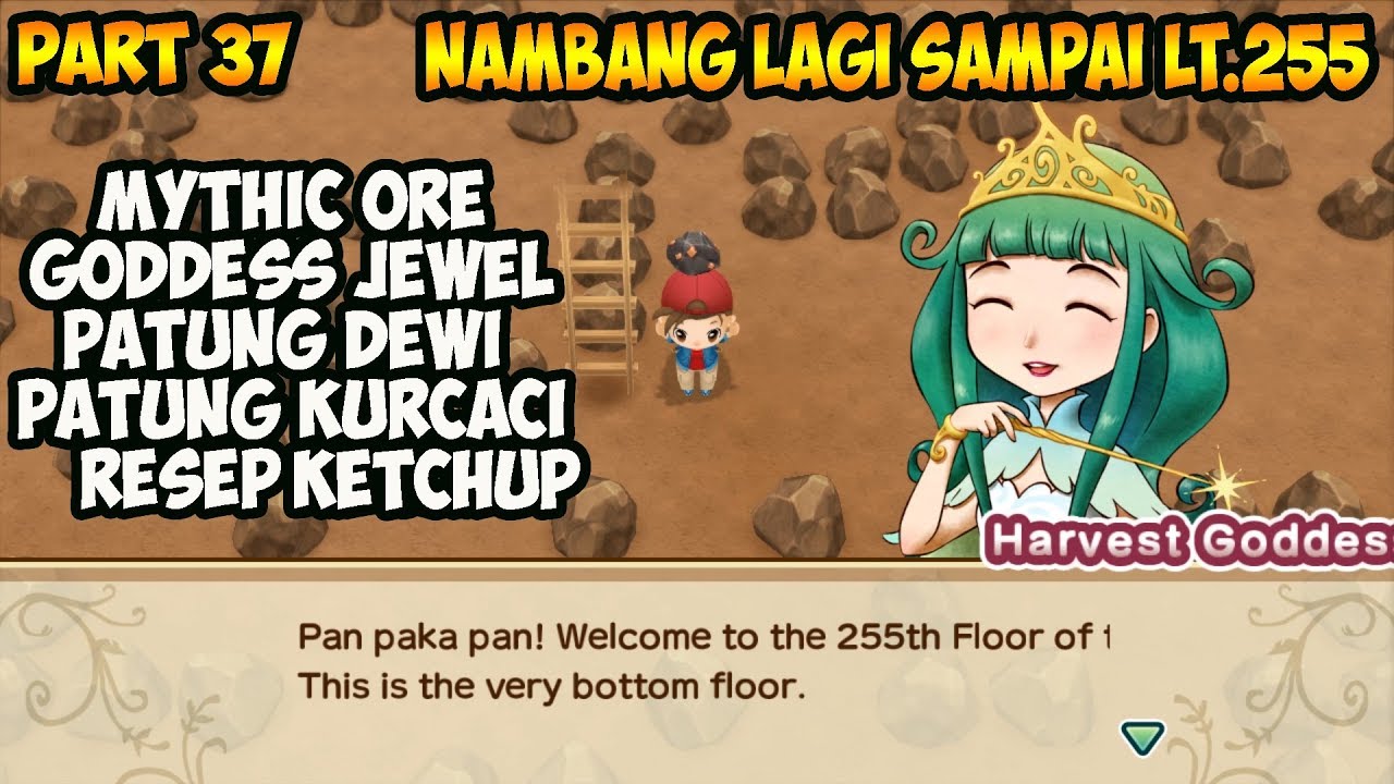 Mendapatkan Mythic Ore & Harta Karun Dewi Di Spring Mine! Harvest Moon REMAKE Part 37