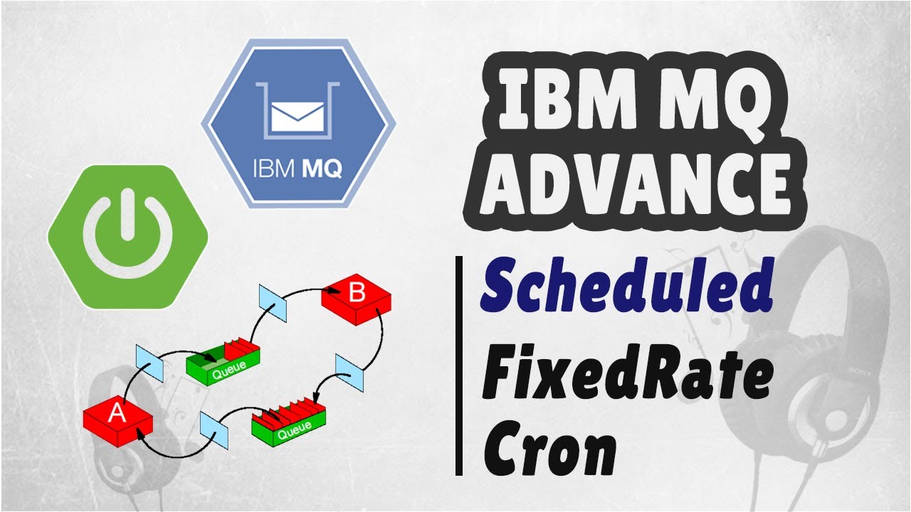 IBM MQ Explorer (version 9) | How to replace JmsListener by Scheduled (FixedRate or Cron)