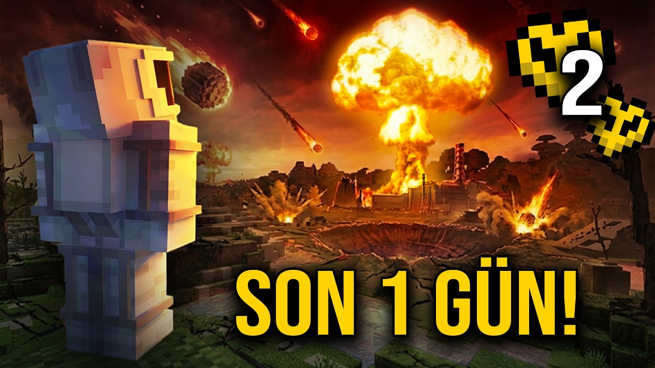 Nükleer Kış Kıyametinde 100 Gün Minecraft Hardcore - Bölüm 2