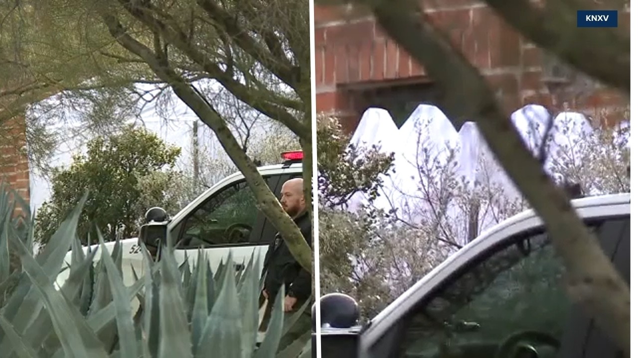 Nancy Guthrie update: Police set up white tent outside her front door