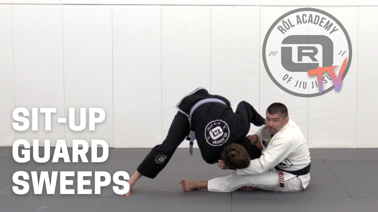 Sit up Guard Sweeps - 16 sweeps in 90 seconds