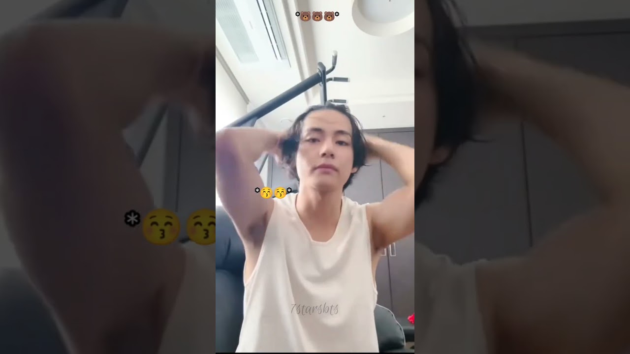 Taehyung Weverse live after taking 🚿🤭😳🤌