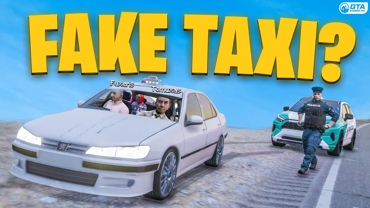 NETIKRI TAKSISTAI GROBIKAI? @Tomuxas ? GTA ROLEPLAY LIETUVIŠKAI (GTA Kaimeliai.LT)