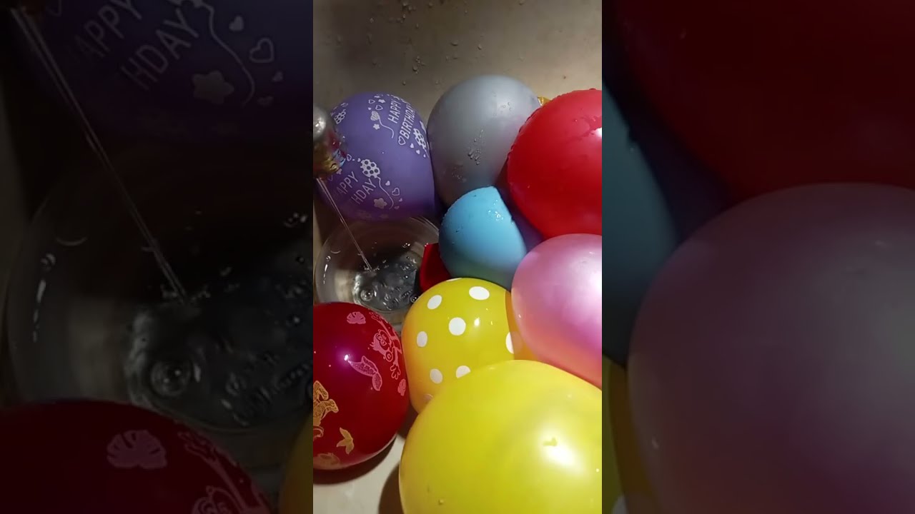 Most Relaxing Balloon Water Burst ASMR 