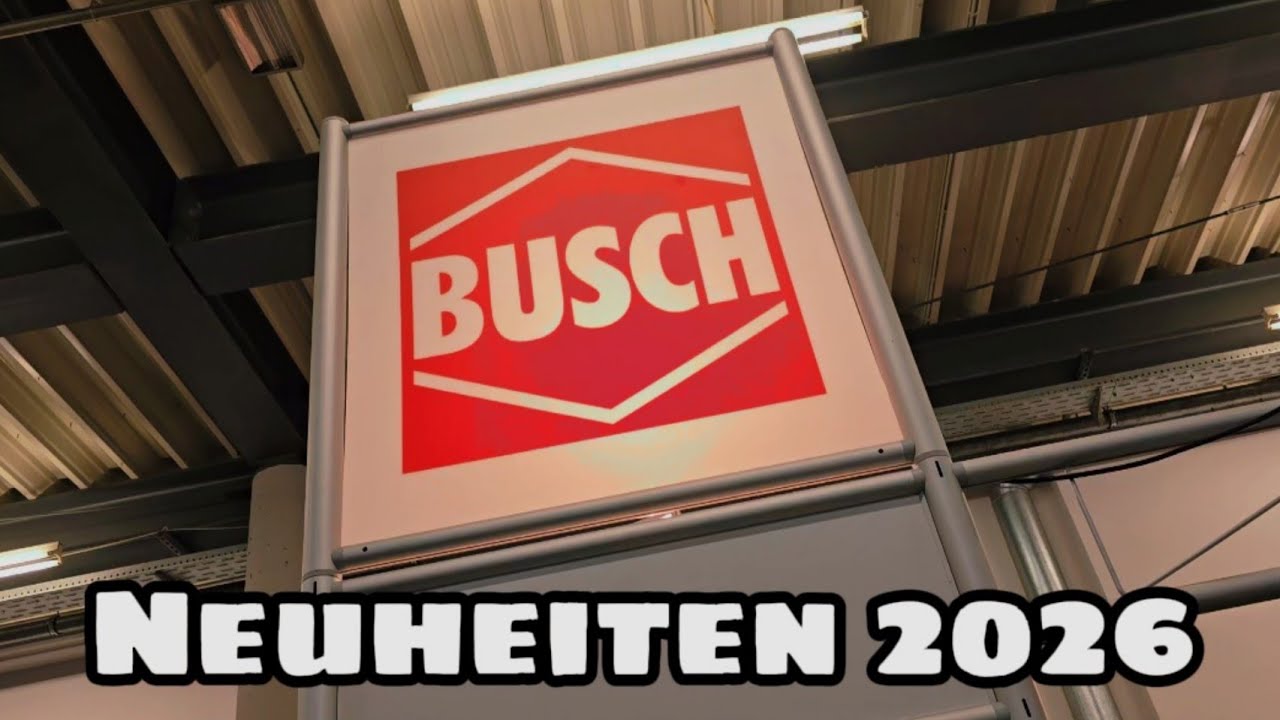 BUSCH Modellwelten NEUHEITEN 2026 - Neue Gebäude Fahrzeuge Zubehör