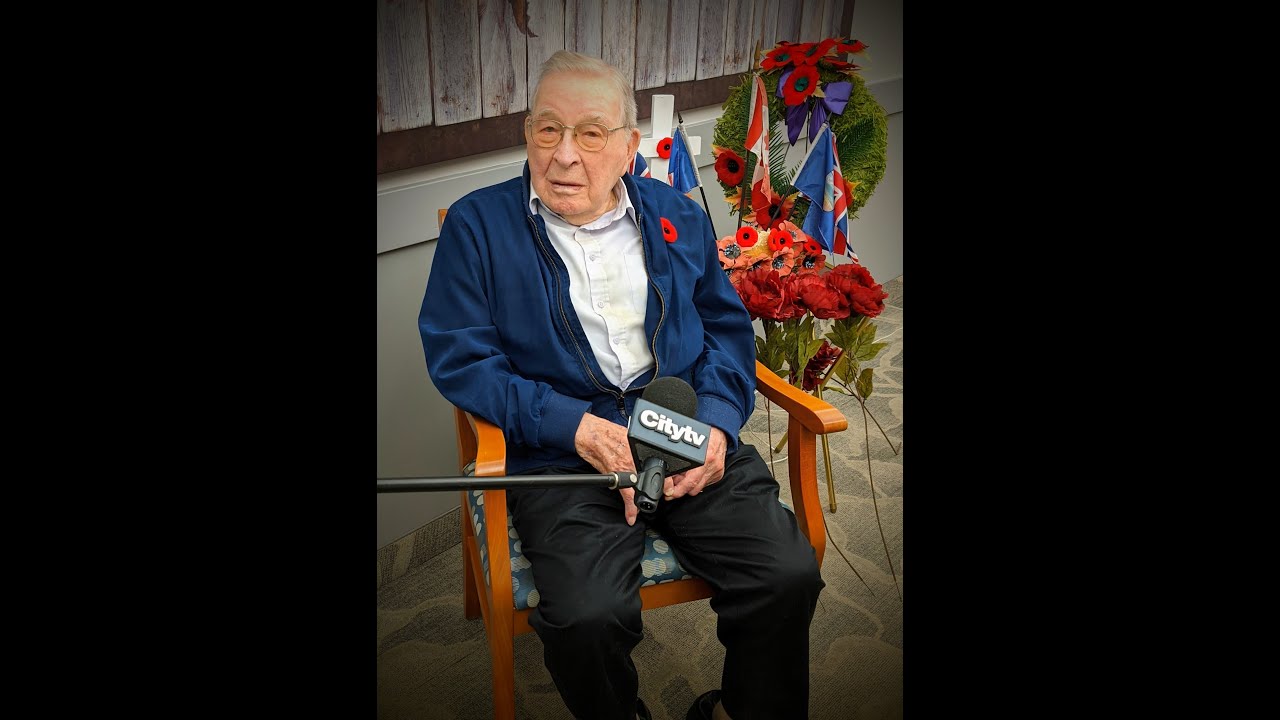 A Snow Poppy for Roy Hale, a 100 year old VET in Devon AB