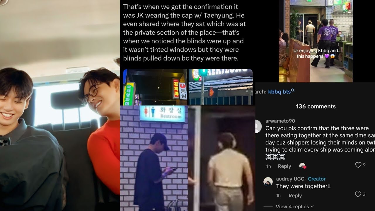 Taekook had date at baekseong restaurant and later took jimin with them(Recent update analysis)