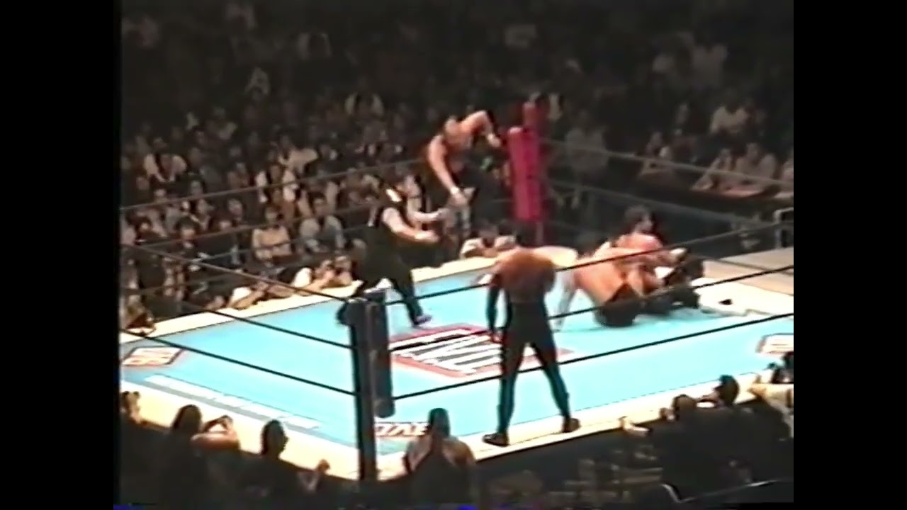 Keiji Muto/Masahiro Chono vs Kensuke Sasaki and Kazuo Yamazaki (c) (Fancam, Decent Quality)