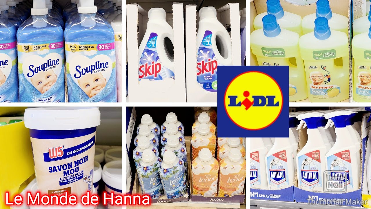 LIDL FRANCE ARRIVAGE 20-05 PRODUITS NETTOYANTS MAISON 🏠