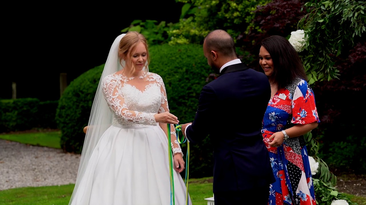 Handfasting - outdoor wedding ceremony