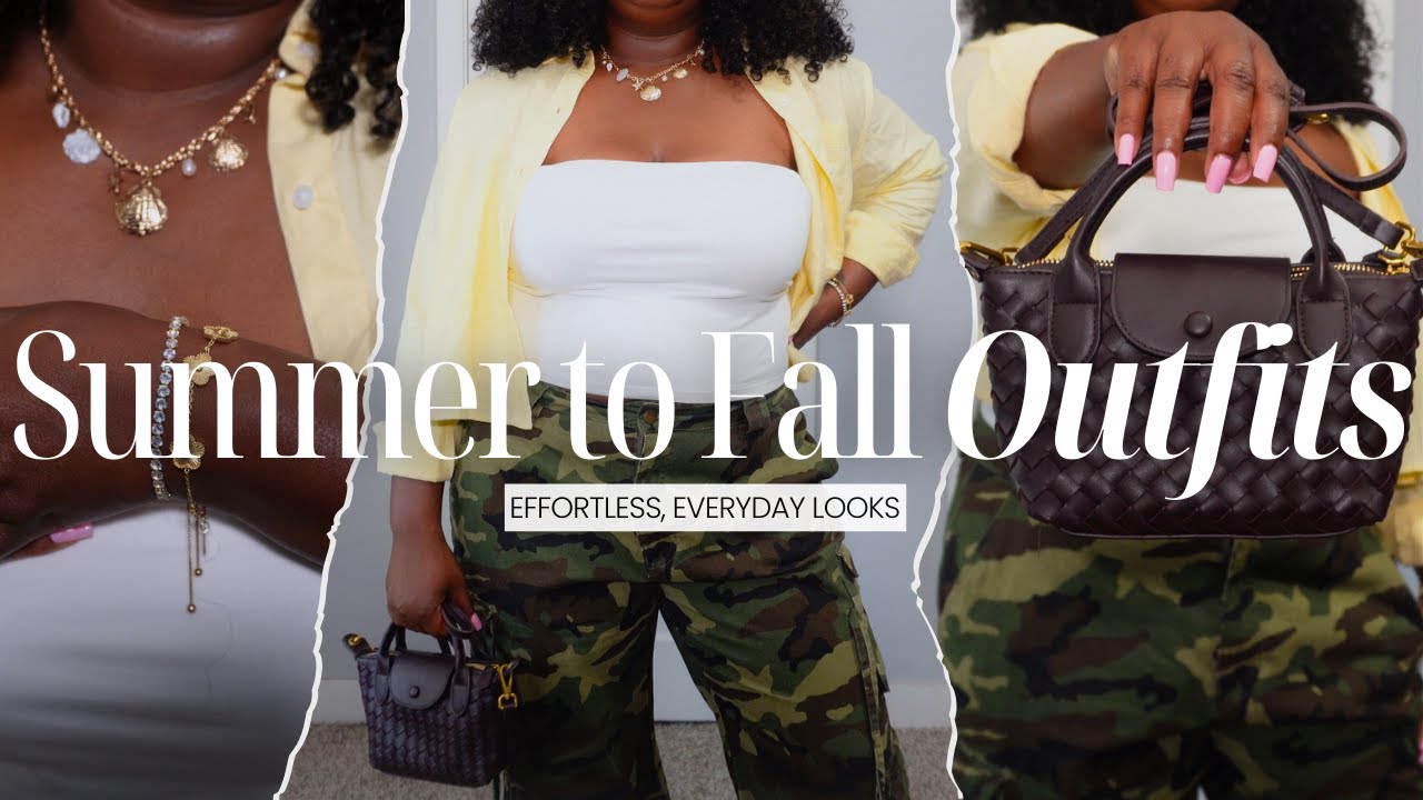 Summer-to-Fall Outfits Using What I Already Own