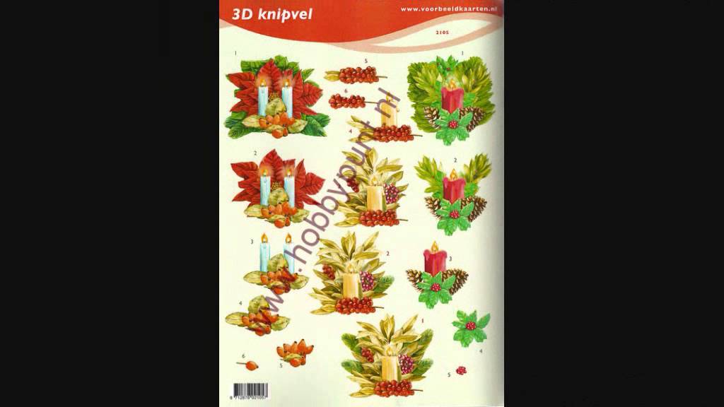 4 For You Kerst 3D Knipvellen - S4-3007 - F&F Cards - Voorbeeldkaarten - Het Hobbypunt