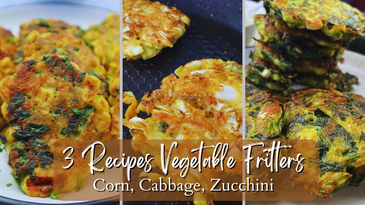 3 Easy Veggie Fritters You Can Make Tonight!