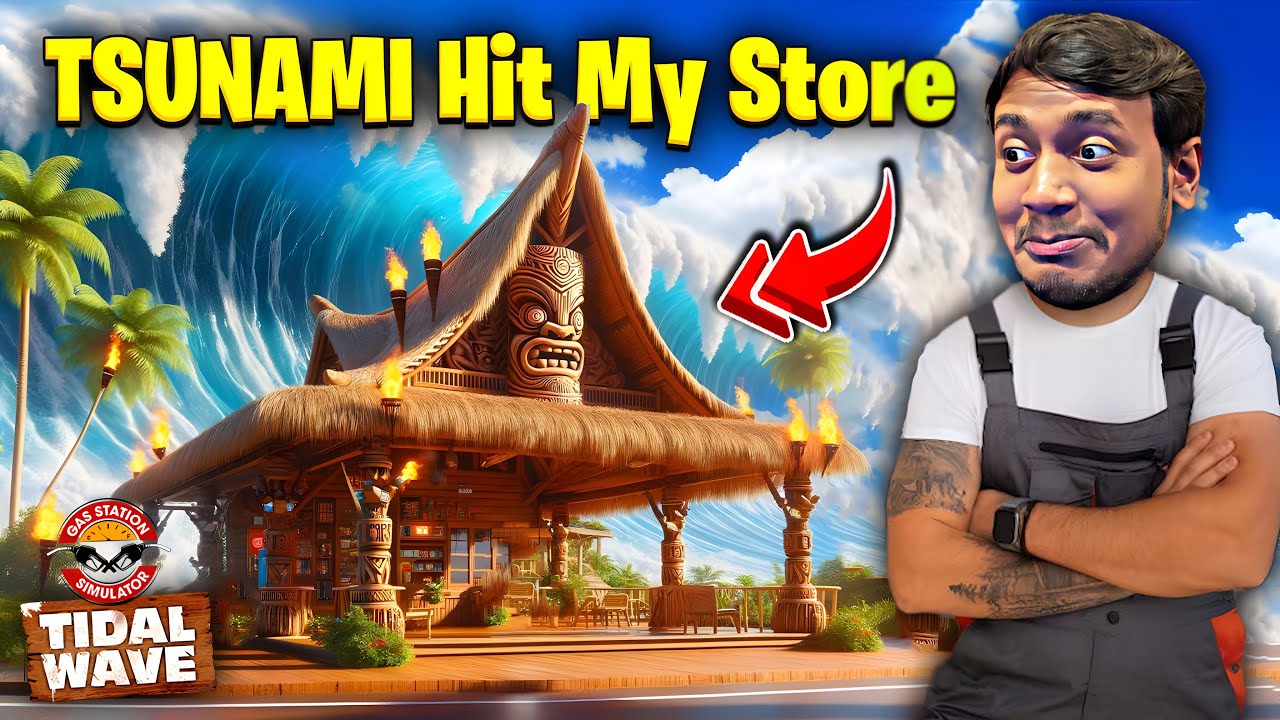 A TSUNAMI Hit My Store in Gas Station Simulator Tidal Wave