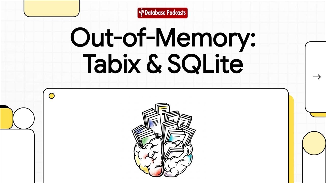 Episode 20: Tabix & SQLite: Out-of-Memory Strategies for Big Genomics @DatabasePodcasts