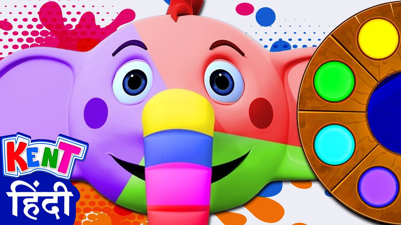 Kent Face Painting | मॉन्स्टर फेस पेंटिंग | Fun l Fun Learning videos | Hooplakidz Hindi
