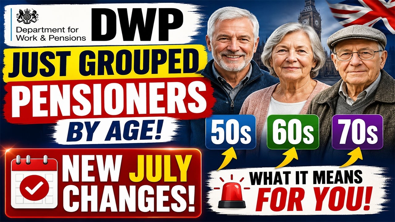 DWP Just Grouped Pensioners by Age &ndash; New July Changes for 50s, 60s & 70s Born
