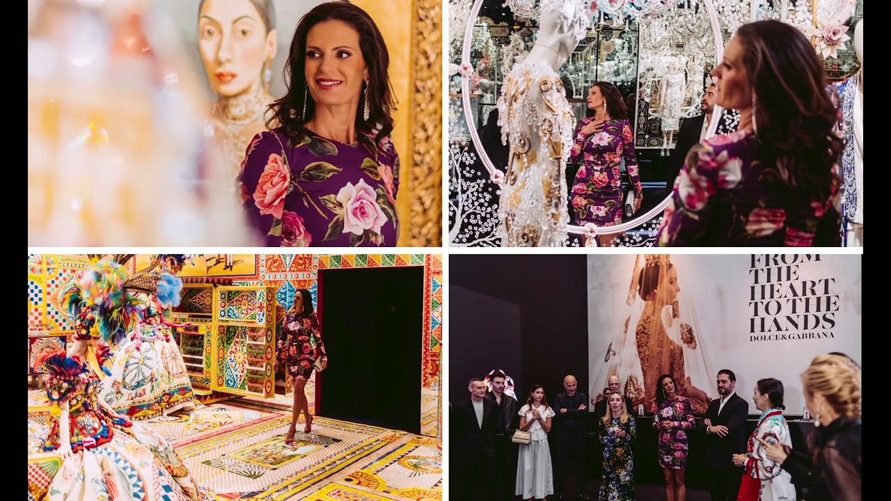 Veronica Bocelli At The Institute Of Contemporary Art, Miami   Dolce & Gabbana Exhibition