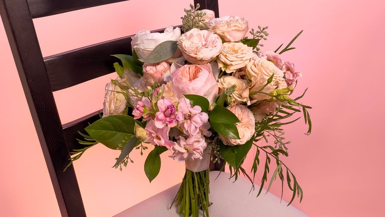 Peach Wedding Bouquet