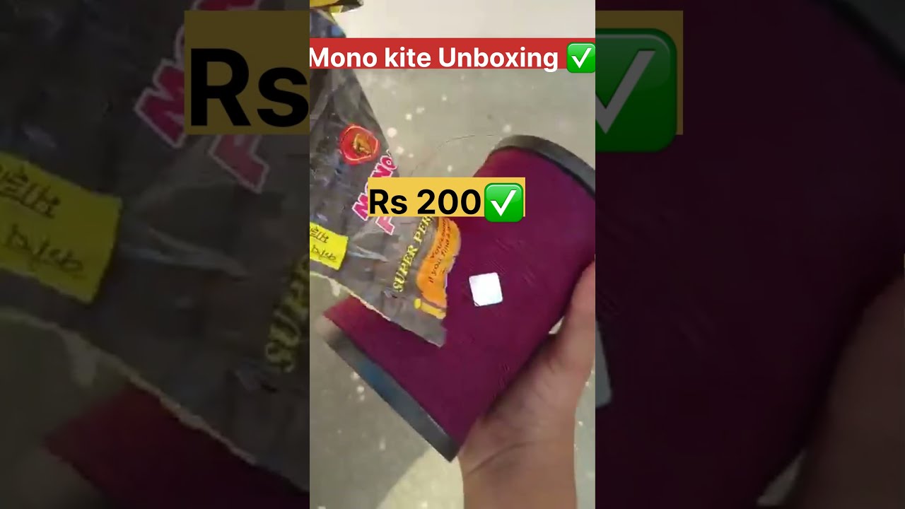Mono kite fighter gattu unboxing ll Monokite majha l  