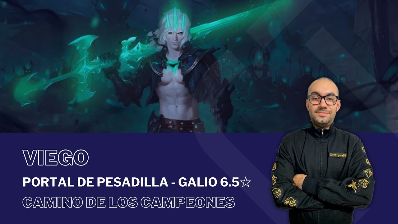 Portal de Pesadilla - Galio 6.5☆ con VIEGO / #PathOfChampions - #LegendsOfRuneterra