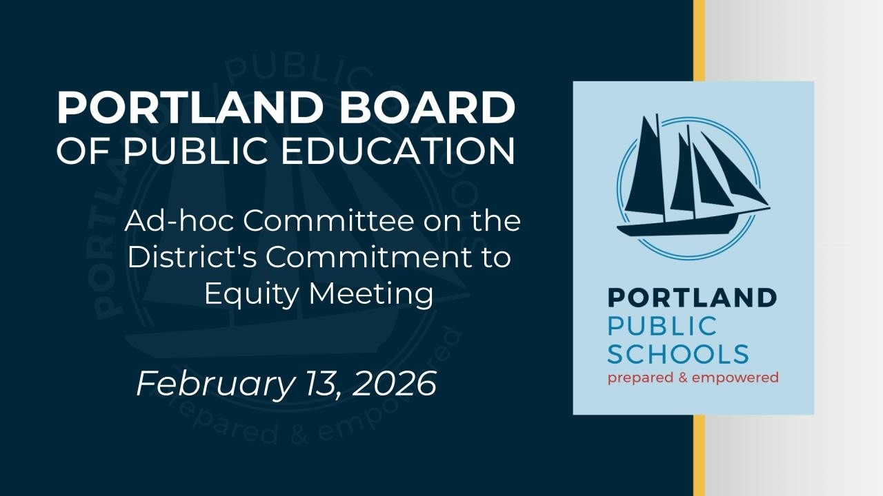 February 13, 2026 Ad-Hoc Committee on District's Commitment to Equity Meeting