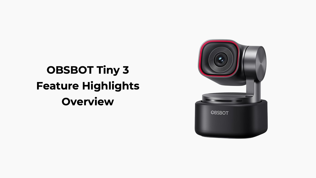 OBSBOT Tiny 3 | Обзор основных функций