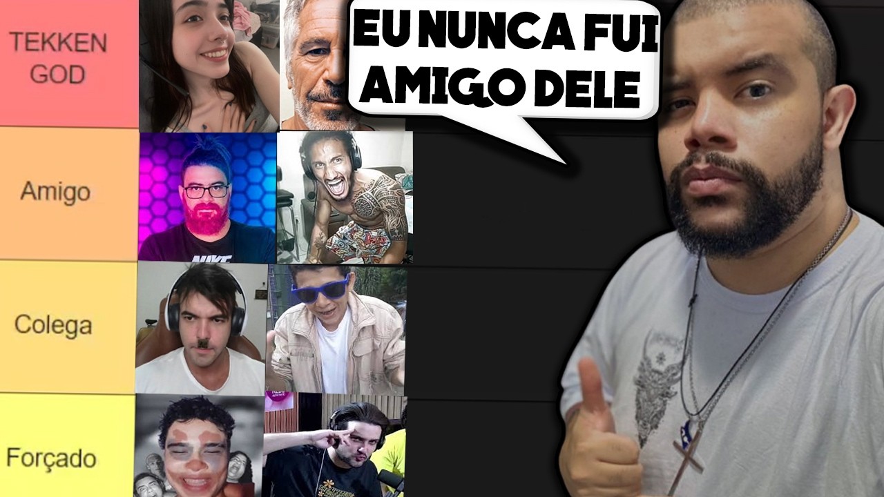 LUANGAMEPLAY FEZ A TIER LIST DAS AMIZADES E DEU TRETA KKKKKKKKKKKKKKKKK