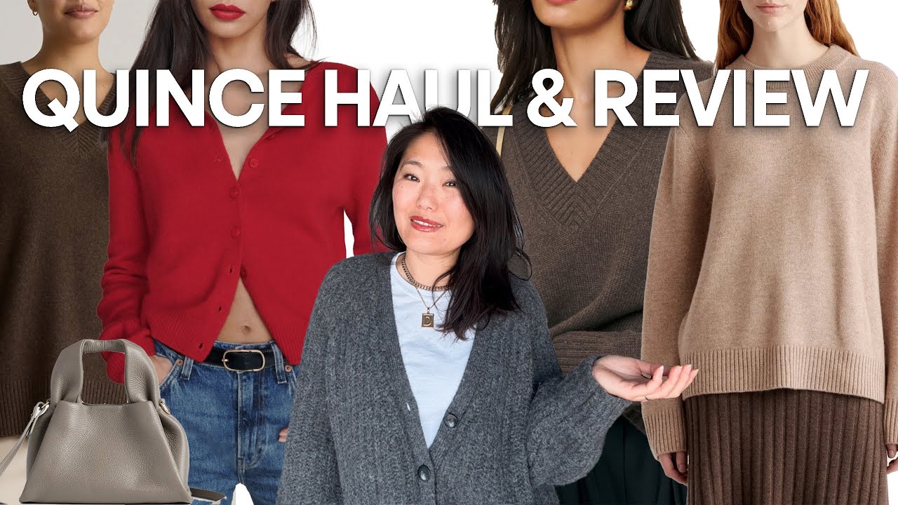 QUINCE HAUL & REVIEW | Comparing Quince to Reformation, J. Crew, and Banana Republic - Try on haul!