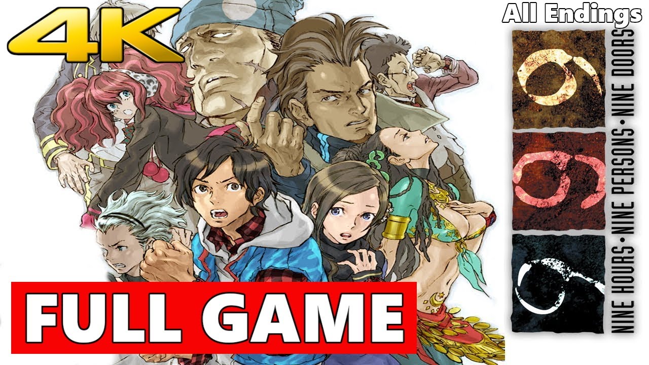 999: Nine Hours, Nine Persons, Nine Doors Full Walkthrough Gameplay - No Commentary 4K (PC Longplay)
