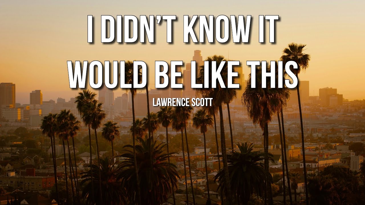 Fellowship: I Didn't Know It Would Be Like This, Lawrence Scott