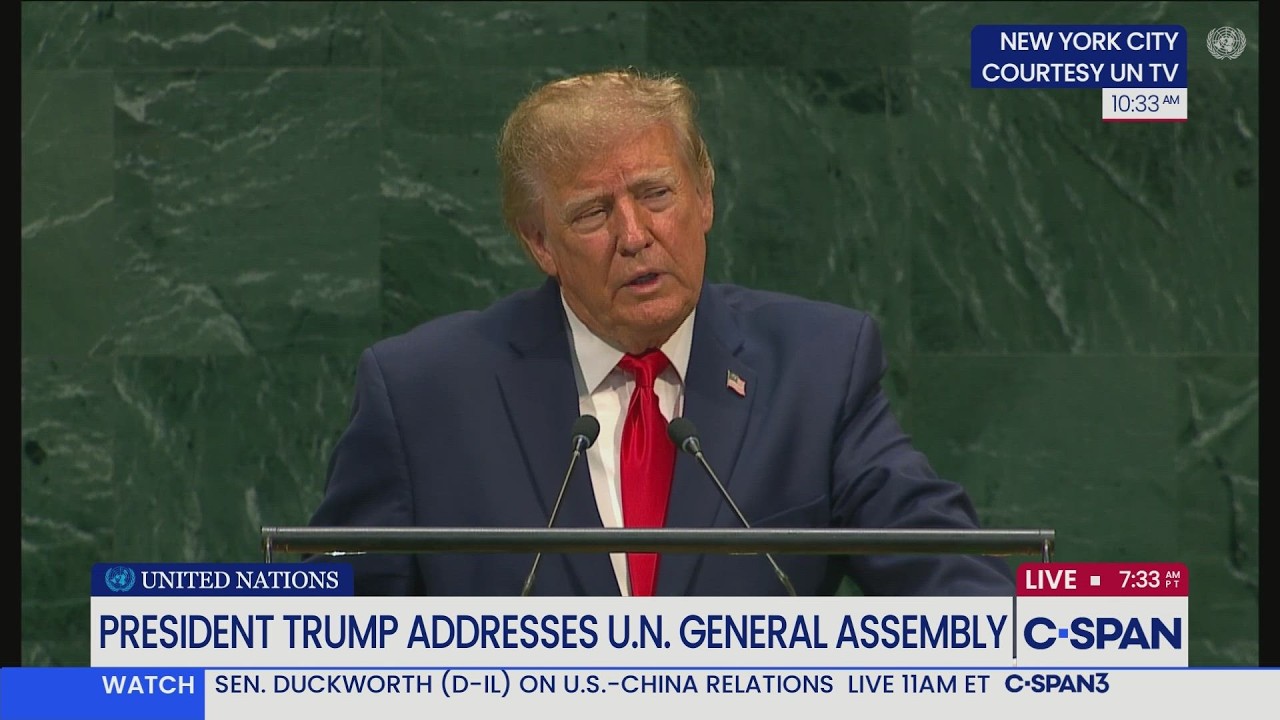 President Trump FULL REMARKS at U.N. General Assembly