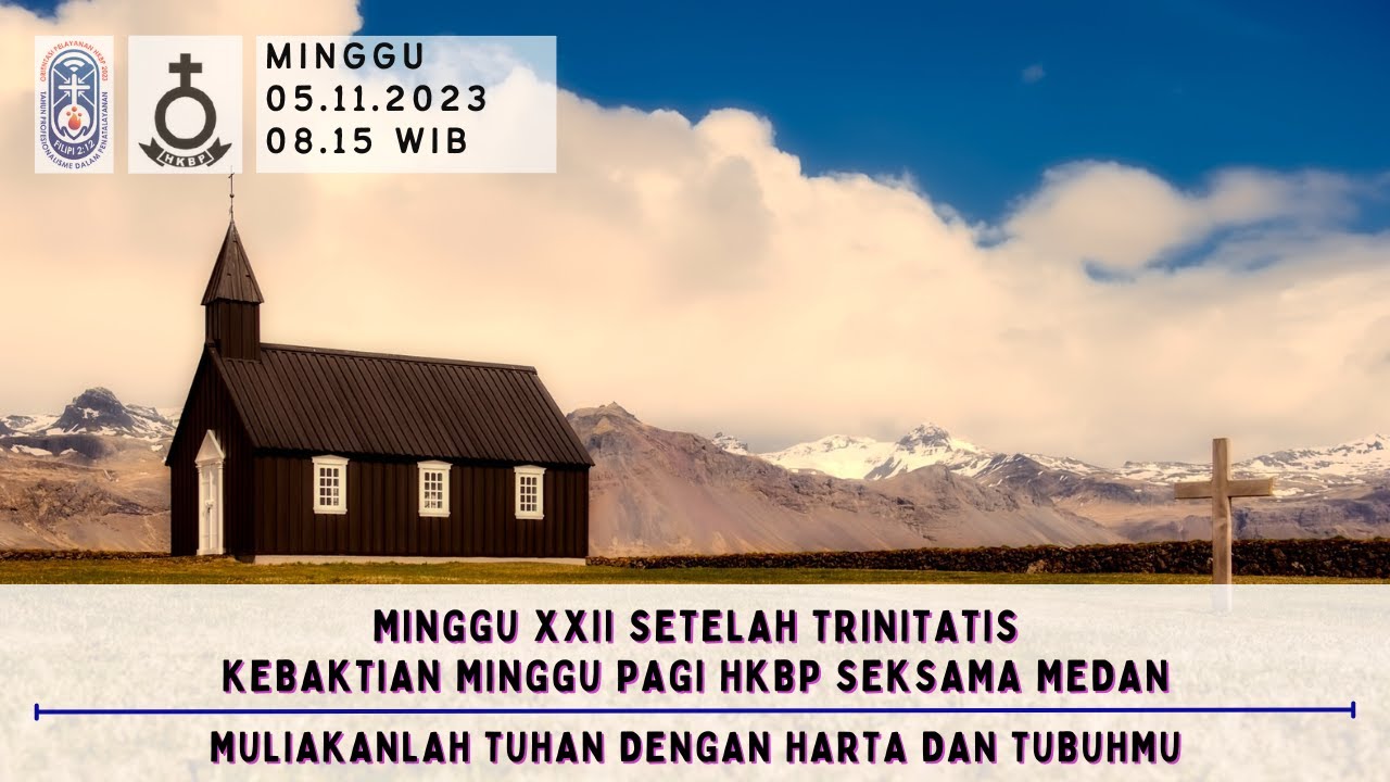 LIVE STREAMING | IBADAH PAGI | MINGGU XXIII DUNG TRINITATIS  | 12 NOVEMBER 2023 | HKBP SEKSAMA MEDAN