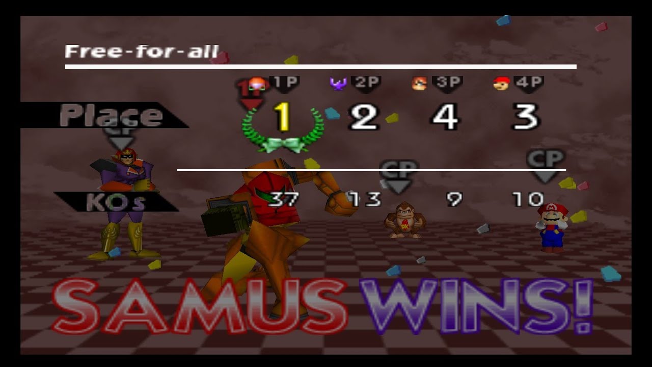 Super Smash Bros. 64: 25 Vidas.