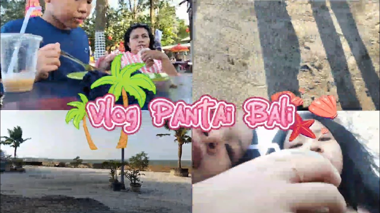 ~VLOG PANTAI BALI, LUBUK PAKAM, MEDAn 🏖️ || BY: Bunga