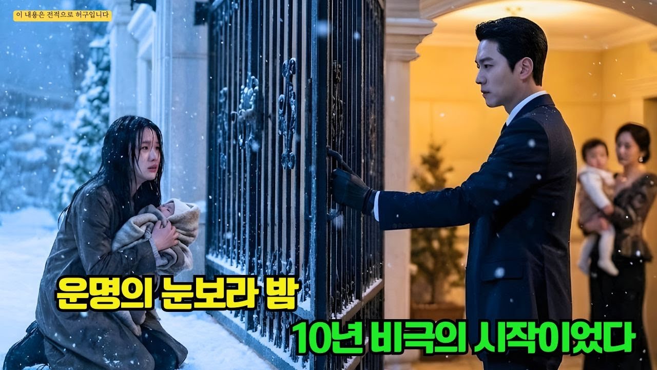 눈보라 치는 밤 아내와 아이를 쫓아내고 내연녀의 ‘귀한 아들’을 맞이한 재벌 총재, 10년 후 버린 아이가 유일한 친혈 후계자임을 알고 무릎 꿇고 애원했다!