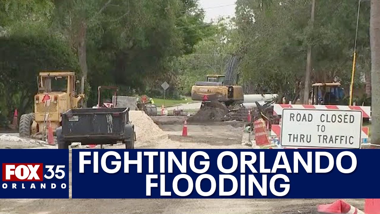 Drainage project in Orlando to offset floods