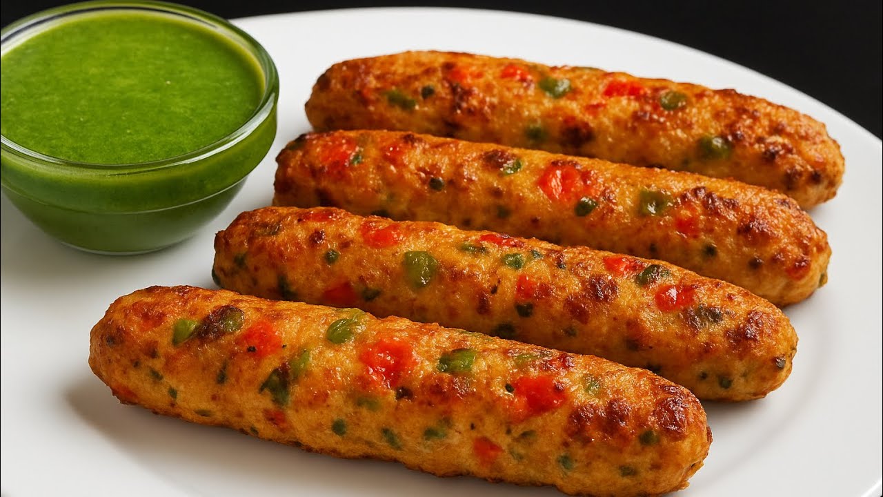 Chicken Gilafi Kabab Recipe | Restaurant Style Gilafi Kabab | Juicy & Smoky Chicken Kabab