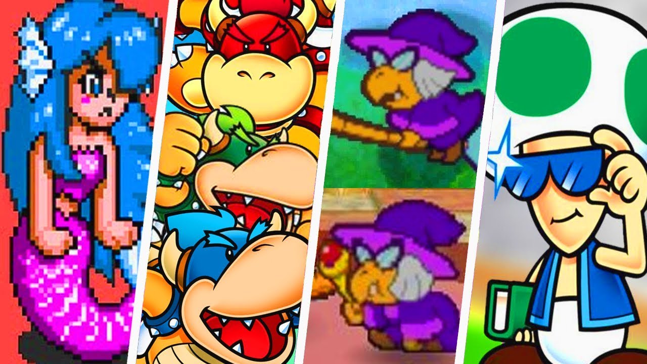 Evolution of Forgotten Super Mario Characters (1988 - 2018)