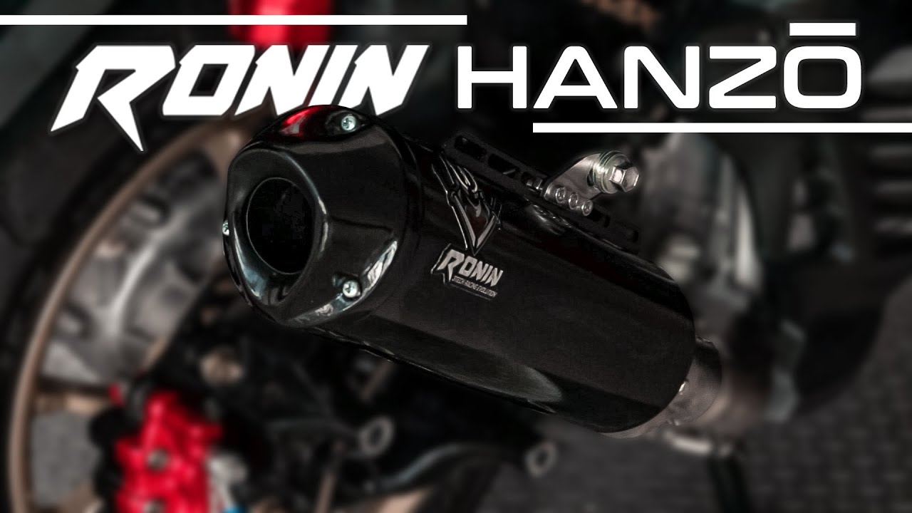 Knalpot Standart 3 Suara Ronin Hanzo 3Tech NextGen Series!