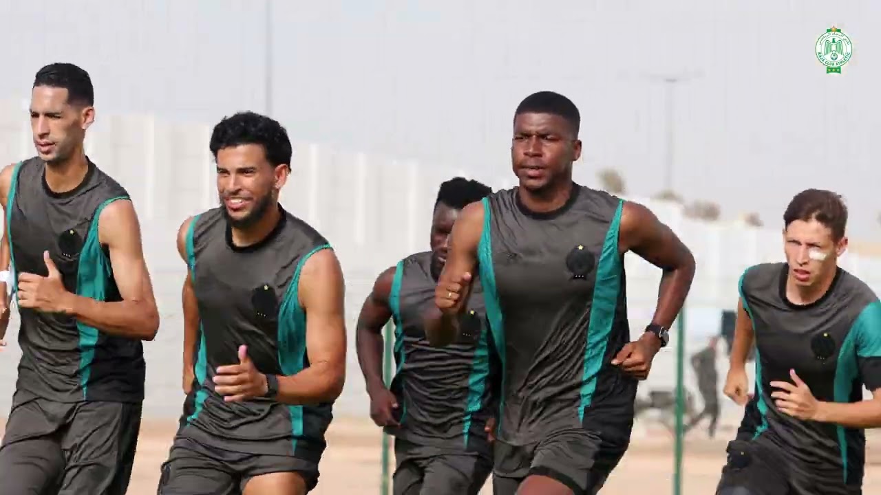 كواليس الحصة التدريبية لليوم الثالث من المعسكر التدريبي بمدينة أكادير