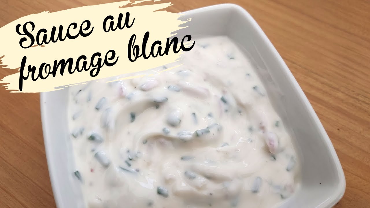 SAUCE FROMAGE BLANC PAS CHERE ET PEU CALORIQUE 👍 UNE TUERIE