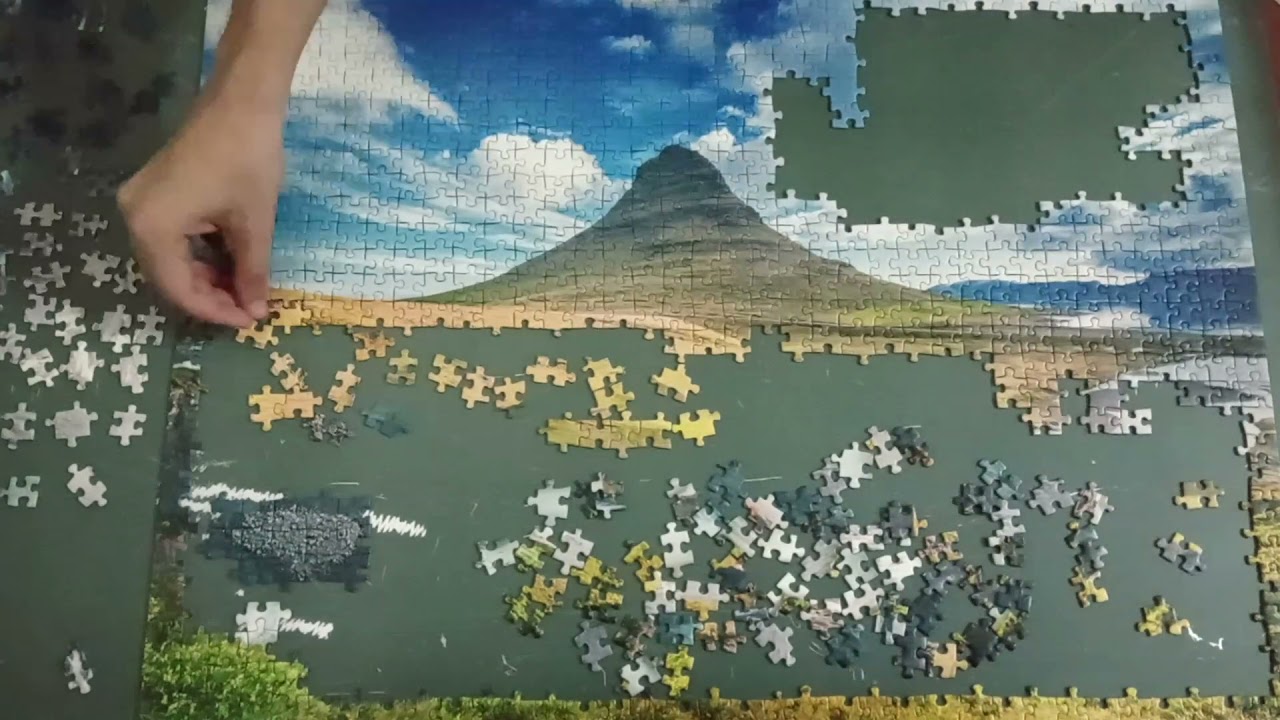Time Lapse | Ravensburger Puzzle 1000 | Nature Edition No 04 : Wasserfall von Kirkjufell, Island