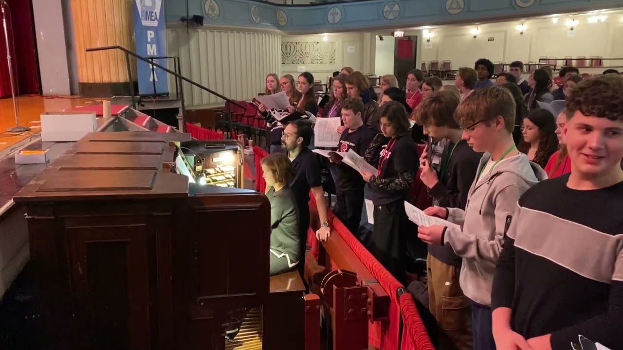 Pennsylvania Music Educators Association chorus sings during festival
