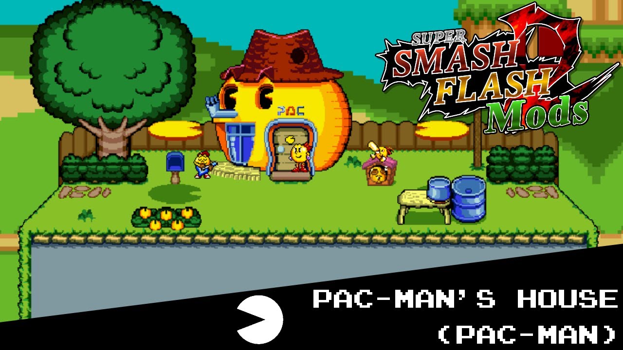 SSF2 Mods: Pac-Man's House (Pac-Man)